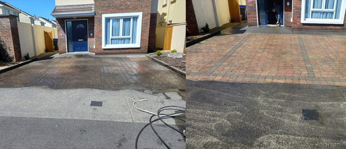 Driveway Steam Cleaning